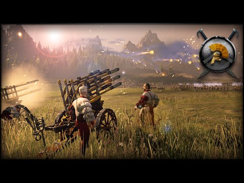 EMPIRE AT WAR! - Total War: WARHAMMER Gameplay (Huge Artillery Battle)