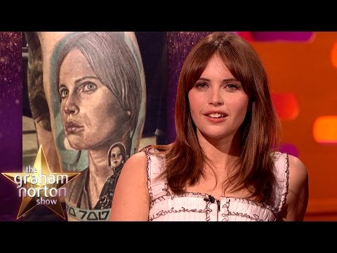 Felicity Jones is Worried About Fan Tattoos - The Graham Norton Show