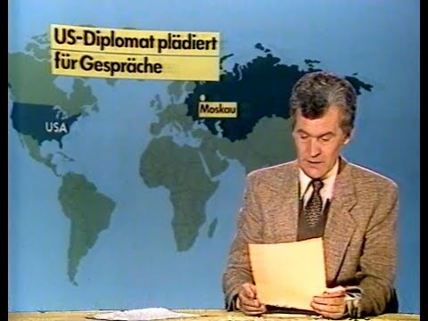 ARD 04.07.1981 - Tagesschau zum Sendeschluss und Programmtafeln