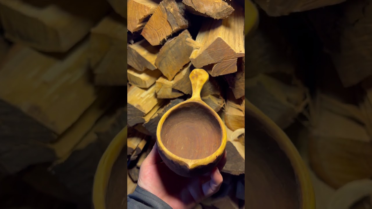 山桜　ククサ　#woodwork #woodscraft #bushcraft