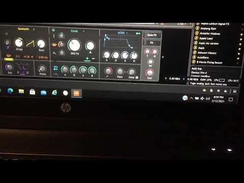 Bitwig POLYMER synth presets menu disappearing problem.