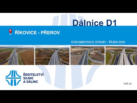 D1 0136 Říkovice–Přerov (dokumentace stavby 10/2025)