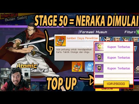 🔥🔥TOP UP DAN MULAI SUSAH DI STAGE KE 50 MENARA BULAN SABIT ATAS [HELP] - ONE PUNCH MAN The Strongest