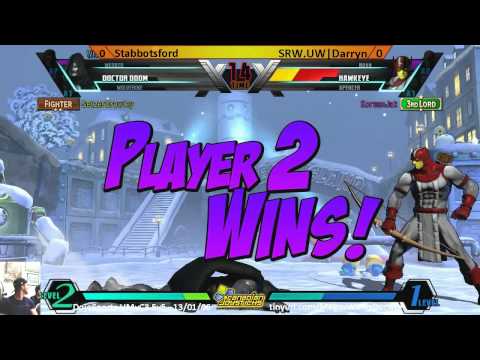 SRK UW Darryn vs Stabbotsford - Dojo Sports League 5v5 UMvC3 - Team Danger Room vs Team Panic Kings