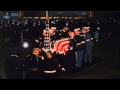 Interiors of Capitol Rotunda where Flag-draped casket bearing John Kennedy's body...HD Stock Footage