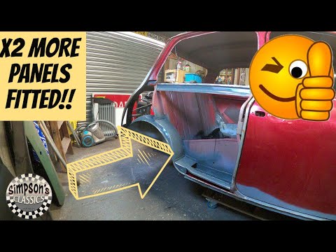 89 CLASSIC MINI RESTORATION - INNER QUARTER SUPPORT PANELS