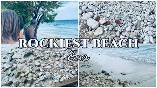 ROCKY BEACH DAY | JAMAICA VLOG SERIES PART 5