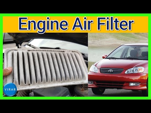 How to Replace Engine Air Filter - Toyota Corolla (2003-2008)