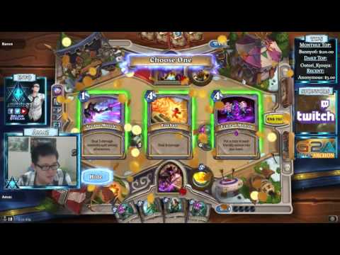 Hearthstone Amaz Playing Mage Arena (12.12.15)