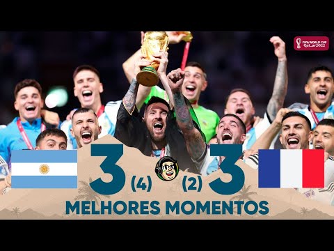 ARGENTINA 3 (4) X (2) 3 FRANÇA | MELHORES MOMENTOS | FINAL |