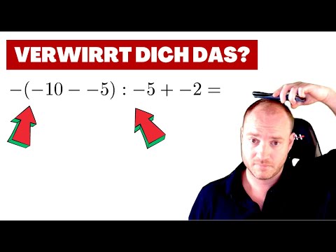 Verwirrt? Rechenzeichen und Vorzeichen Mix. Wie geht das?