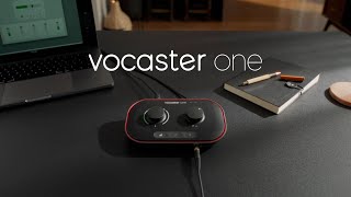 Focusrite Vocaster One - Video