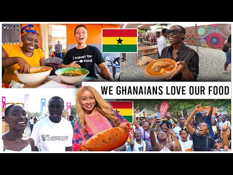 THIS is Why The BIGGEST Local CHOPBAR is Popular in GHANA 🇬🇭 GHANAIANS Love Their Local Food PAAA!