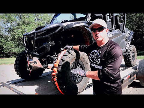 How to Strap Down Your ATV or SXS the Right Way (Over-the-Tire Method) | FISHER’S OFF-ROAD | 2025