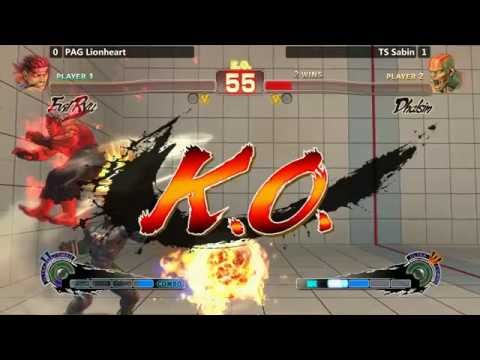 USF4 @ Last Man Standing 3 - PAG Lionheart (Evil Ryu/Sagat) vs TS Sabin (Dhalsim) [720p/60fps]