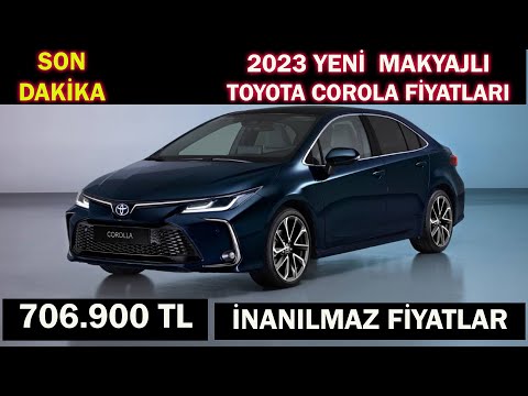 2023 MAKYAJLI TOYOTA FİYATLARI AÇIKLANDI ESKİ YENİ FİYATLAR