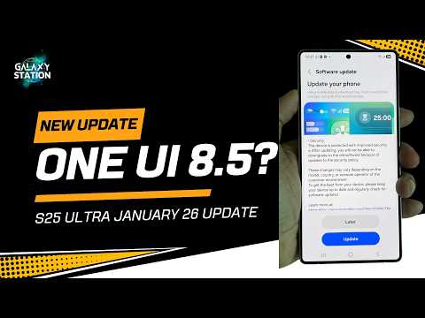 Samsung Galaxy S25 Ultra New Software Update (Jan 2026) | 566MB | One UI 8.0 Explained
