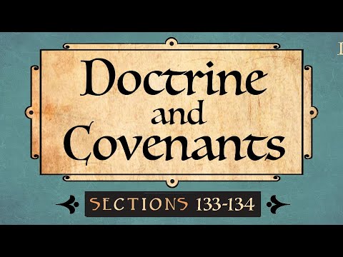 Doctrine and Covenants Section 133-134 Come Follow Me Ponderfun