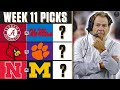 College Football Week 11: EXPERT PICKS for afternoon ranked games I CBS Sports HQ