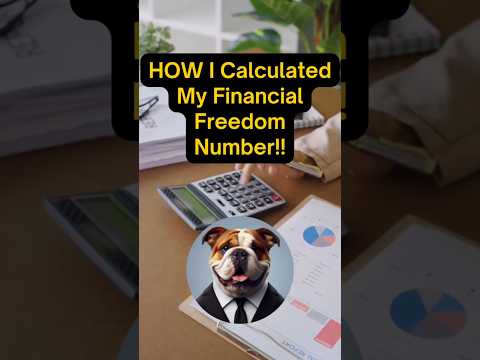 HOW I Calculated My Financial Freedom Number!! #financialindependence #money