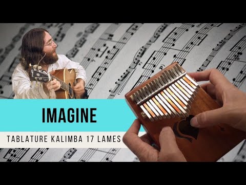 IMAGINE (John Lennon) - Partition Kalimba 17 Lames