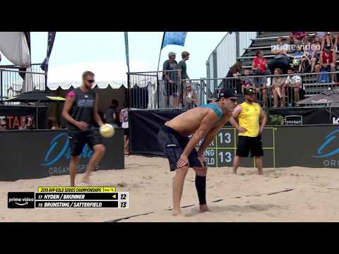 John Hyden Crazy Dig & Quick Finish, Beach Vball At Its Finest | AVP Gold Series Championships 2019