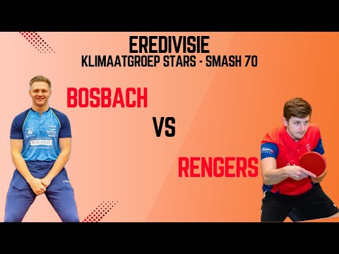 Deutliches Eredivisie-Match 🏓 Lukas Bosbach vs. Colin Rengers!