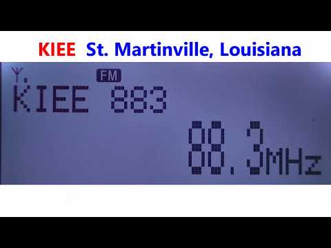 88.3 KIEE - St. Martinville, Louisiana captada en Zapopan, México
