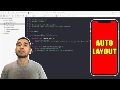 Swift 4: How to use Auto Layout for the design of your iOS app?