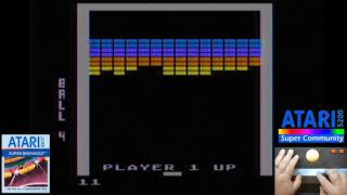 Playing Some Super Breakout (Atari 5200)