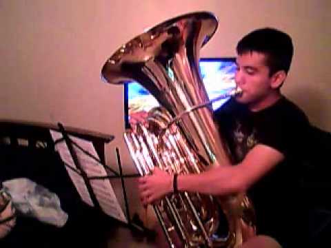 The Nervous Turkey Rag a Tuba Solo- Original played by Jaime Reyna