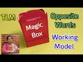 Opposite Words Working Model | Opposite Words TLM | English TLM | TLM
