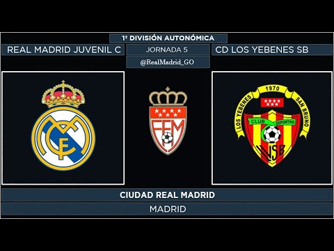 Real Madrid Juvenil C - CD Los Yebenes SB | 1ª División Autonómica Juvenil 2022/23 | Jornada 5