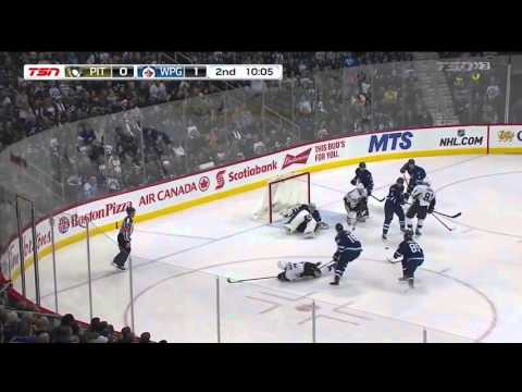 Penguins @ Jets Highlights 12/27/15