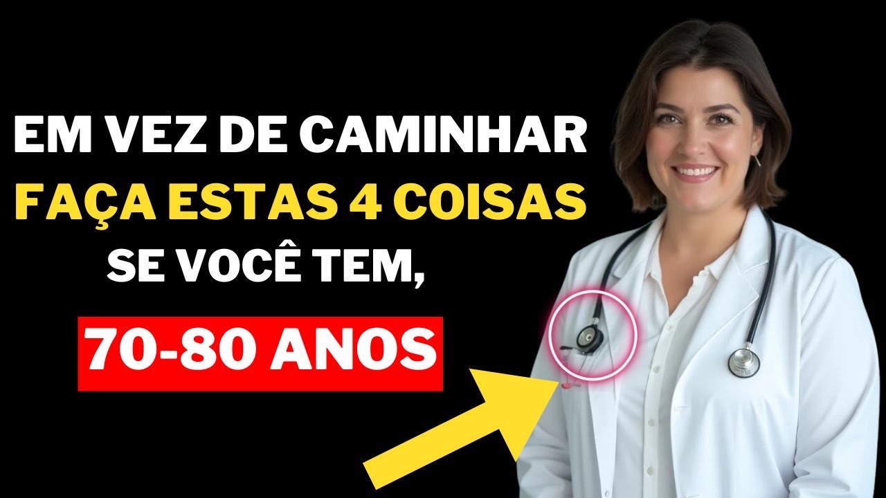 "Andando Menos na Terceira Idade? Como Reverter Isso aos 70-80 anos!" saúde na velhice