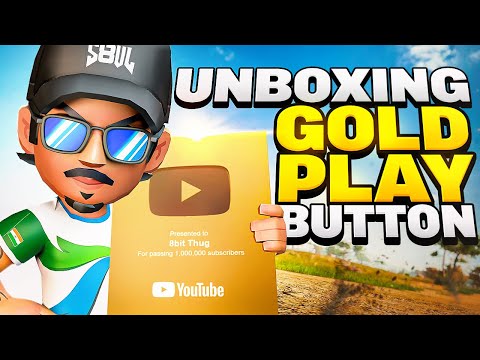 UNBOXING GOLD PLAY BUTTON || THANK YOU THUG FAM
