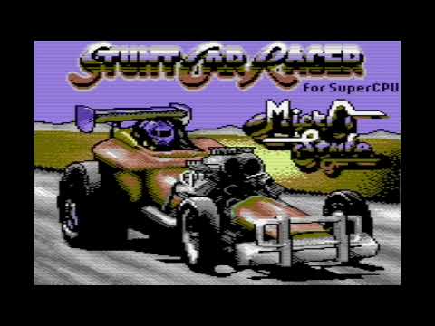 Stunt Car Racer for SuperCPU (C64) at 50 fps