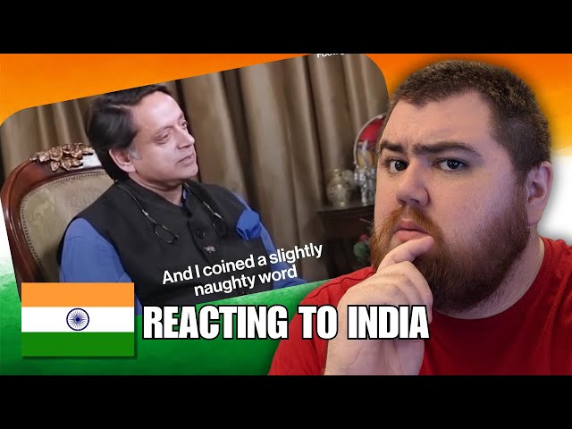 English Looted Indian Words - The Tharoor Guide To Indian English - Reaction 🇮🇳 #india SDDEFAULT Thumbnail