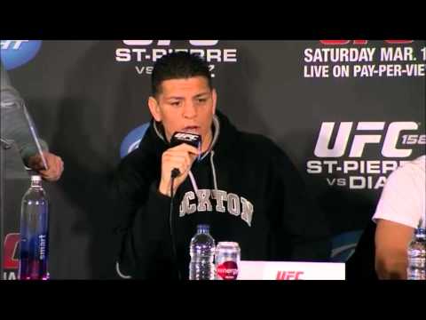 Press conference GSP vs Diaz