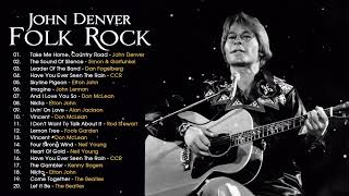 John Denver, Simon &amp; Garfunkel, Dan Fogelberg, CCR, Don McLean - Best Classic Folk Rock Songs