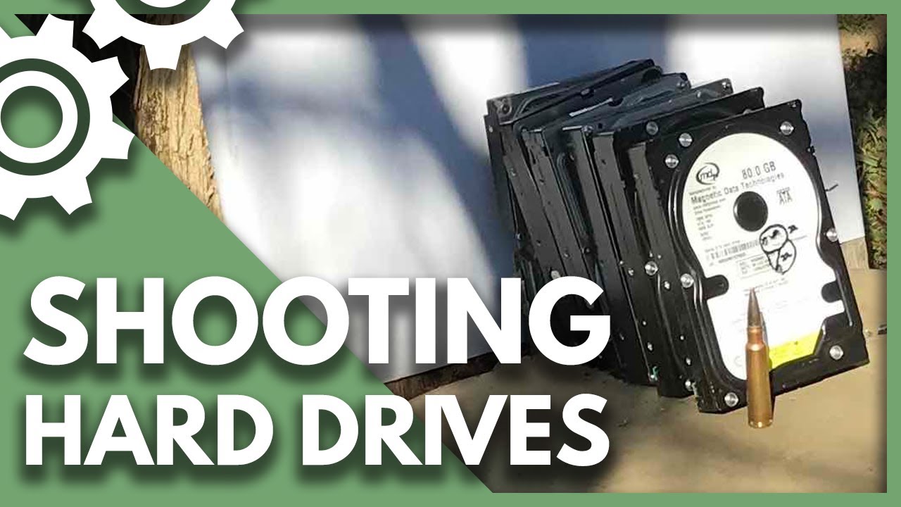 Shooting Old Hard Drives