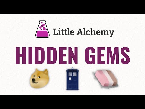 ALL HIDDEN GEMS in Little Alchemy