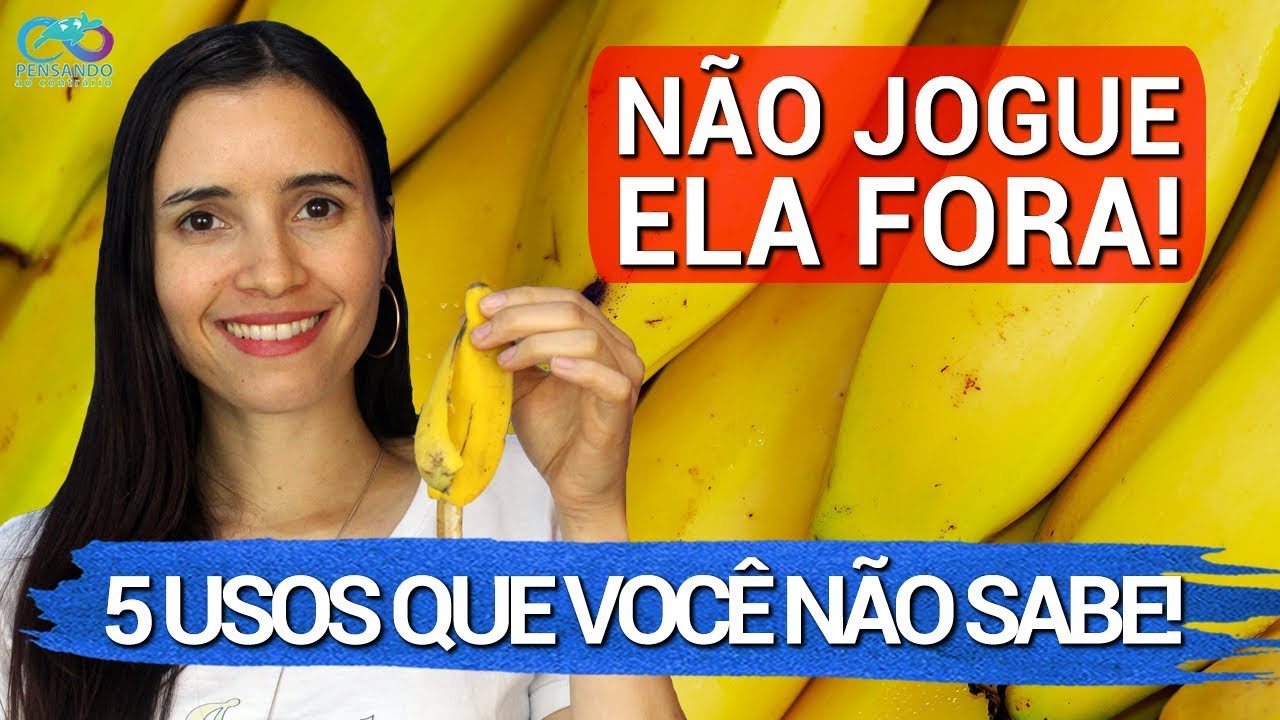 5 usos INCRÍVEIS para a CASCA DE BANANA que VOCÊ NÃO SABIA | Não jogue ela fora!