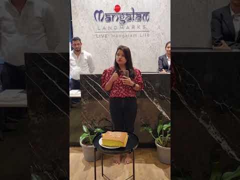 Birthday Celebration at Mangalam Landmarks | Janhavi | HR & Admin Executive | Mangalam Landmarks