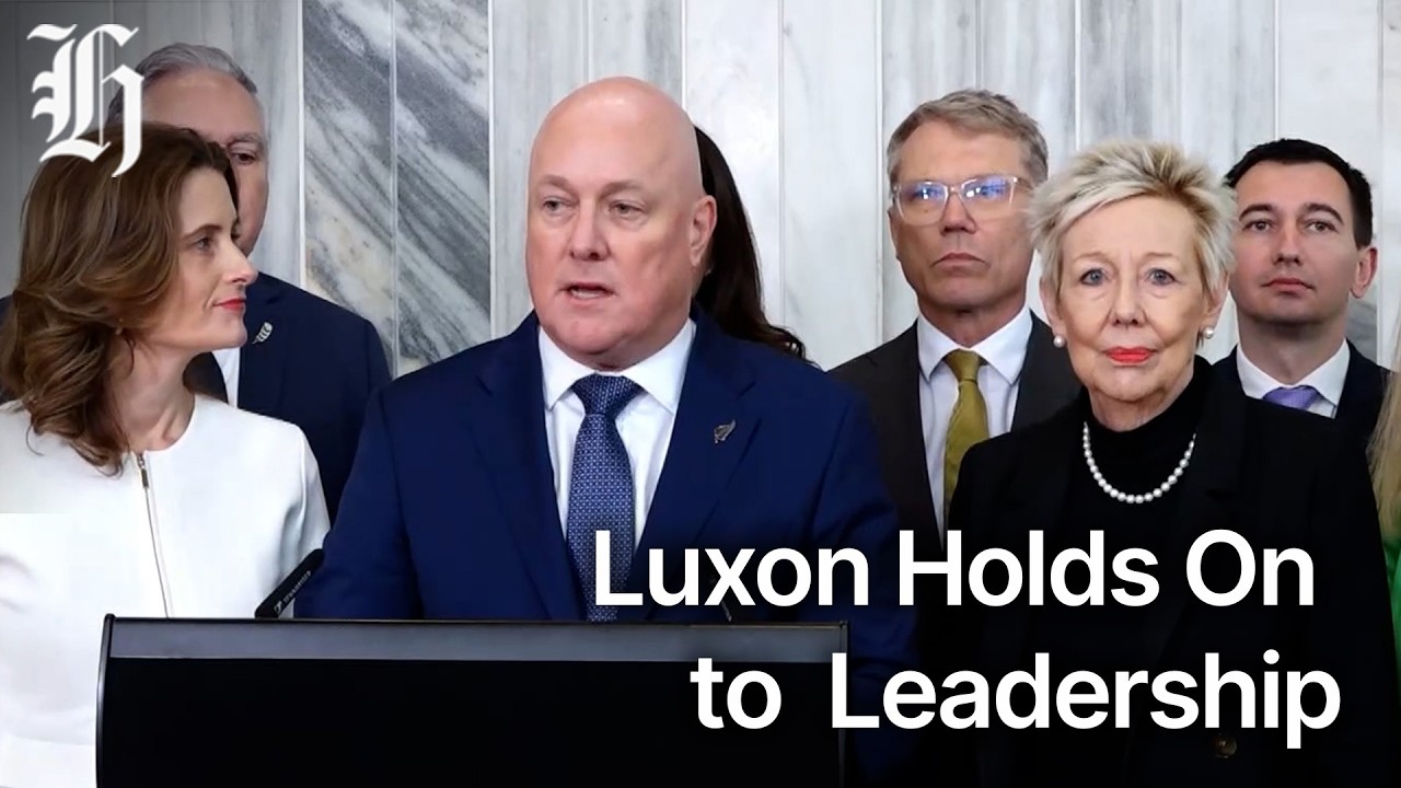 Luxon holds on to leadership of the National Party | Herald NOW