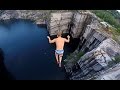 Cliff Jumping in Vermont 110 feet - Nick Coulter Cliff Jumping in Vermont 110 feet