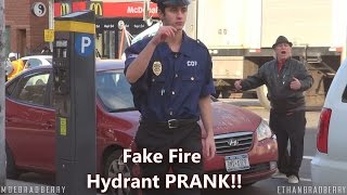 GIVING AWAY FREE TICKETS! FIRE HYDRANT PARKING TICKET PRANK!!