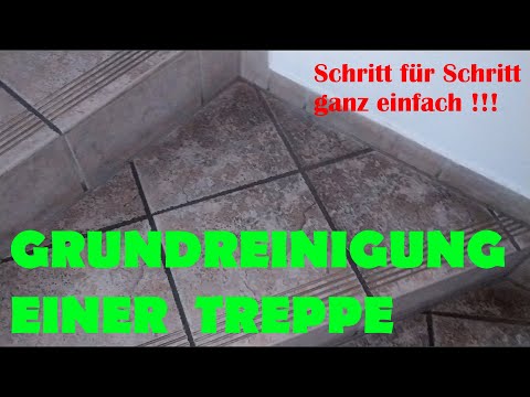 Grundreinigung Treppe