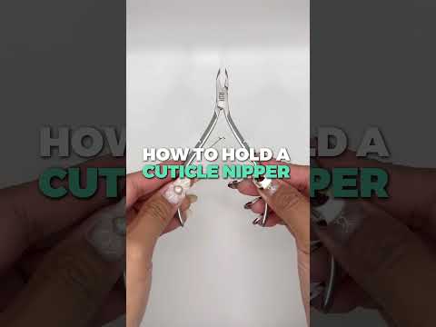 Getting the perfect manicure starts with how you hold your cuticle nipper ✂️