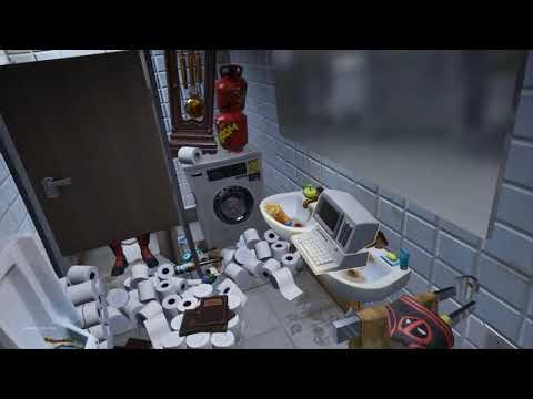 TROVA IL CARTONE DEL LATTE DI DEADPOOL E TROVA I CHIMICHANGA DI DEADPOOL SPARSI NEL QG - SFIDE SETT2